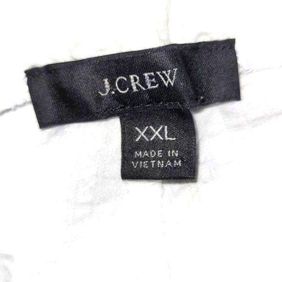 J. Crew Palazzo Women's  White Textured Pants XXL - Picture 4 of 4